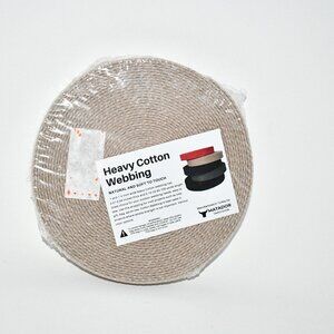 MATADOR USEFUL GOODS- Heavy Cotton Webbing 1 Inch – Natural Cotton Straps for Ar